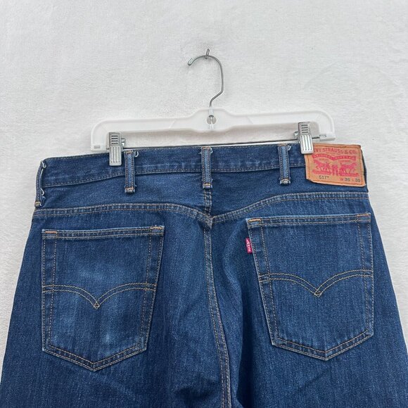 Levis 517 Jeans Mens 36x30 Blue Bootcut Western Rodeo Cowboy Casual - Picture 13 of 14